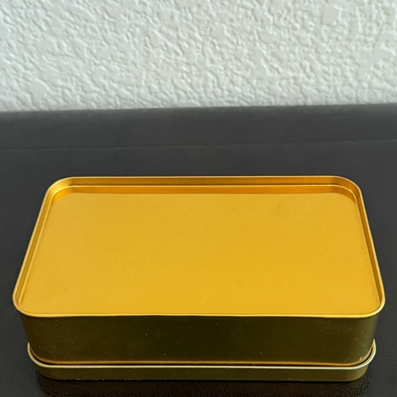 Ghirardelli Yellow Metal Tin Box Vintage Collectible Storage Container Gift Box - Picture 2 of 5